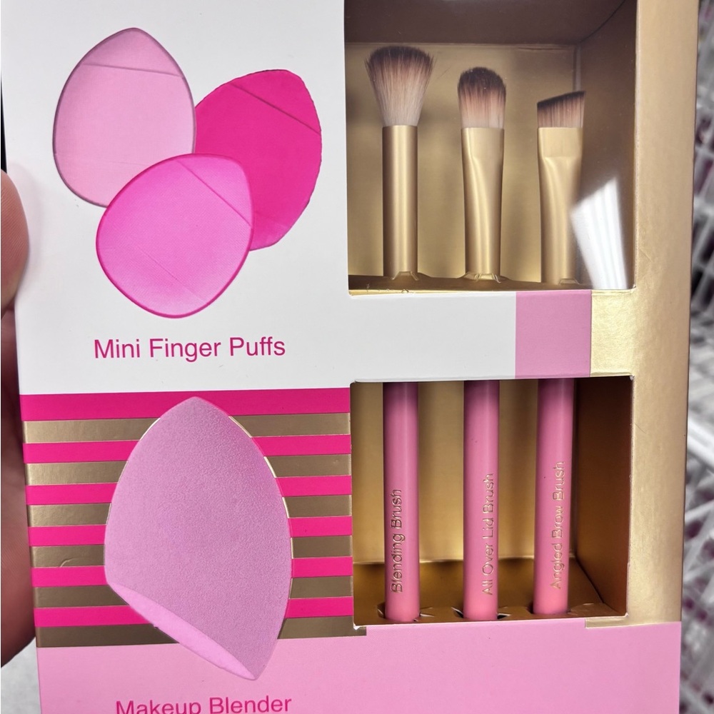BCBGeneration Pink Makeup Blender and Brush Set